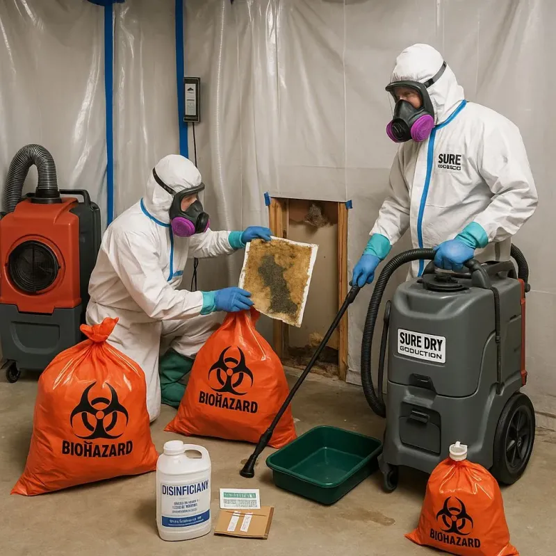 Contaminated Water Handling Protocols process in Mapleton, IA