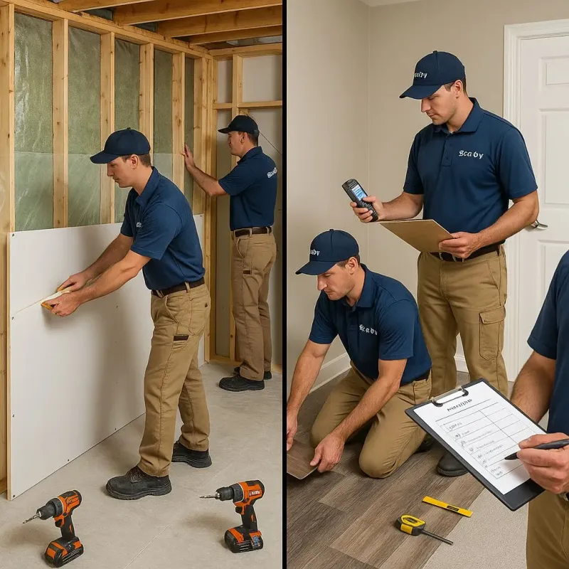 Repairs and Reconstruction process in Mapleton, IA